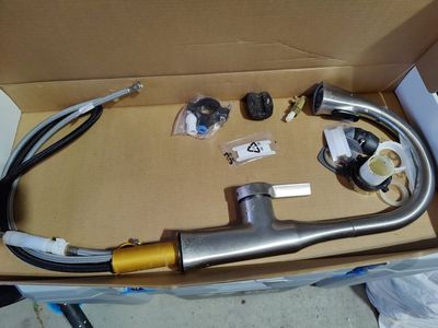 Kohler Pull-Down Sprayer Kitchen Faucet - Stainless Steel Finish