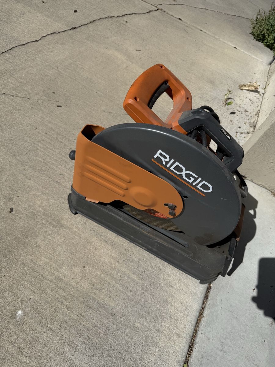 RIDGID 15 Amp 14 in. Chop Saw Electric Corded Metal Cutting Tool