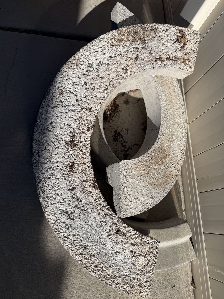 2 sets of cement tree rings 18 & 24 inch inside diameter.