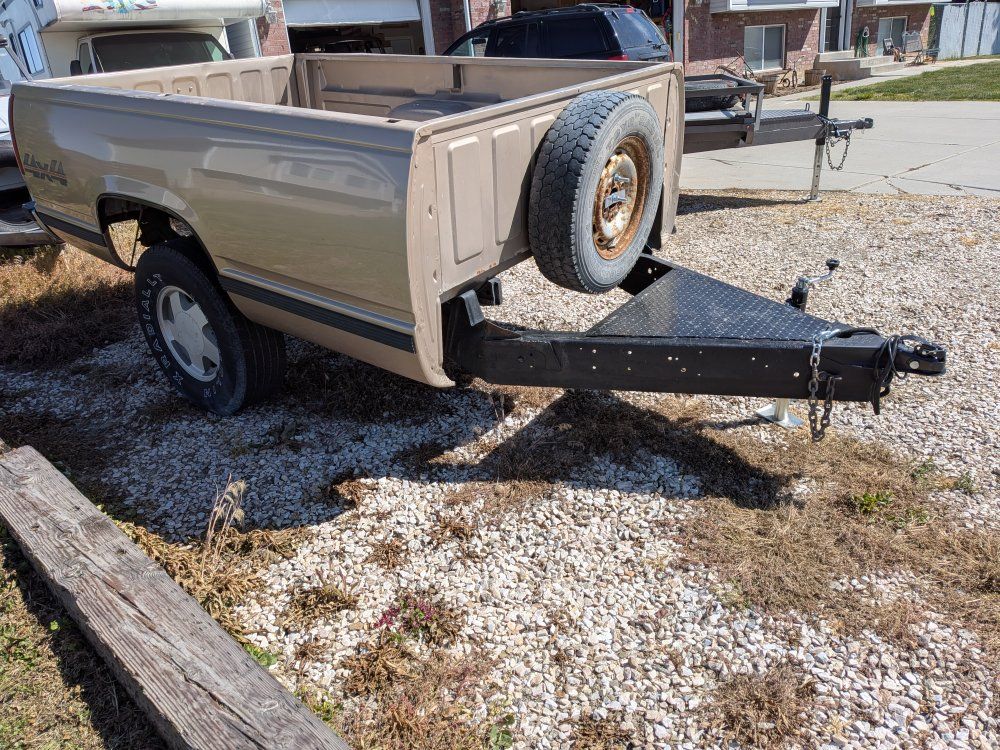 GMC truck bed trailer