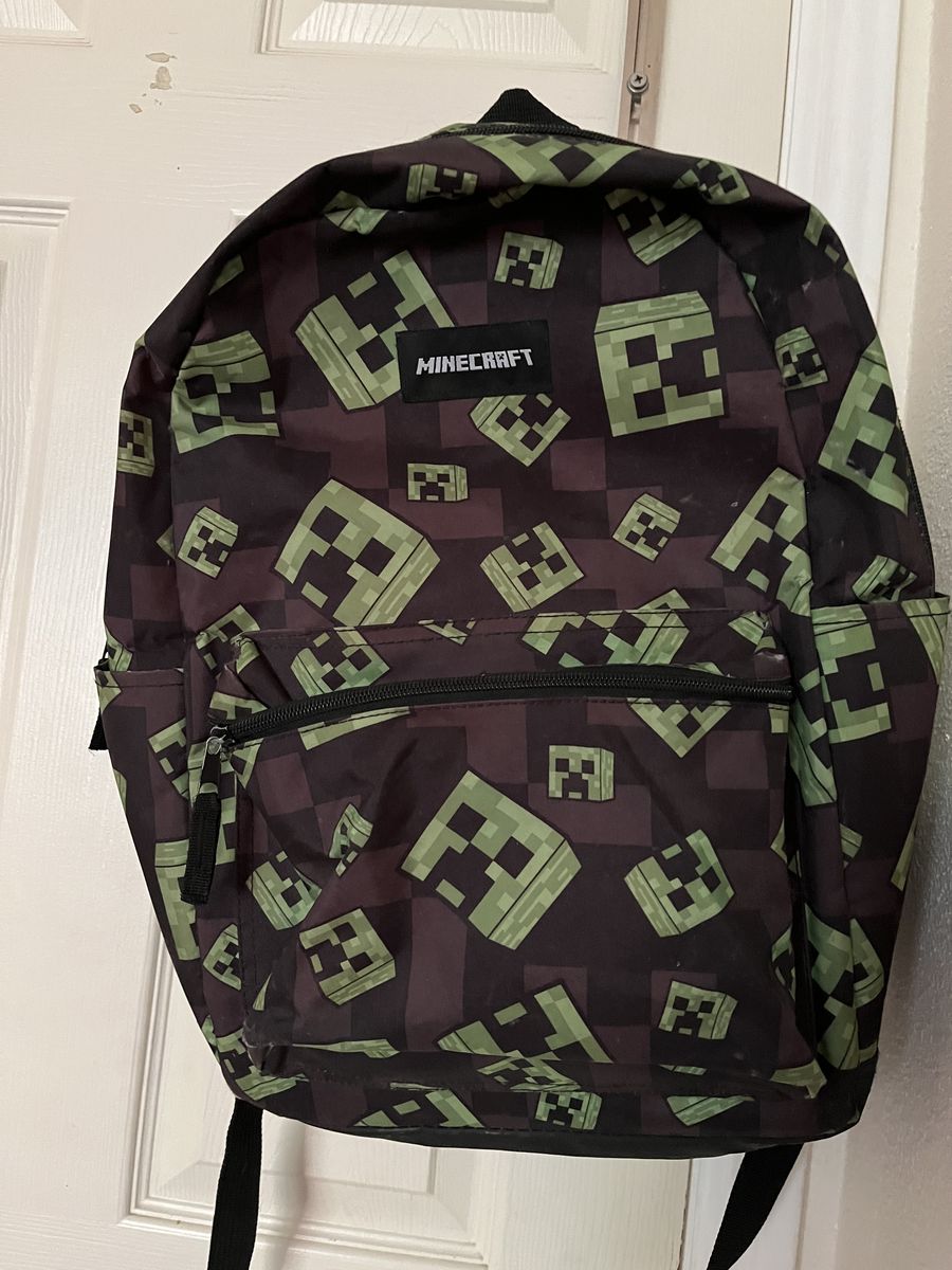 Minecraft backpack and lunch box