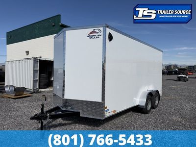 7x16 American Hauler Arrow Enclosed Cargo Trailer - 7'0" Interior - 7K GVWR - .080 PolyCor