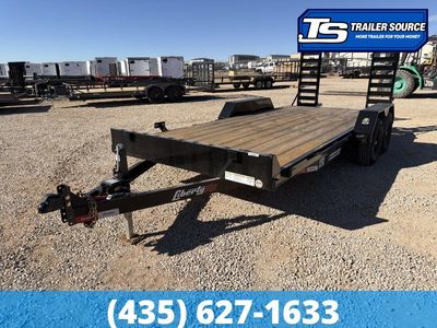 7x18 Liberty LE Channel Flatbed Car Hauler Trailer - 10K GVWR