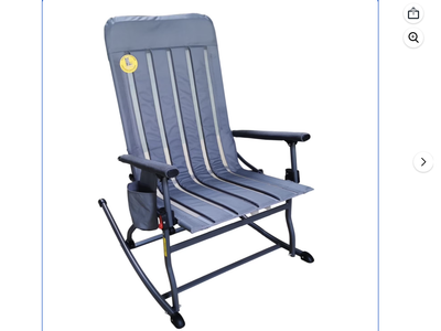 New in Box,Portable Folding Rocking Chair