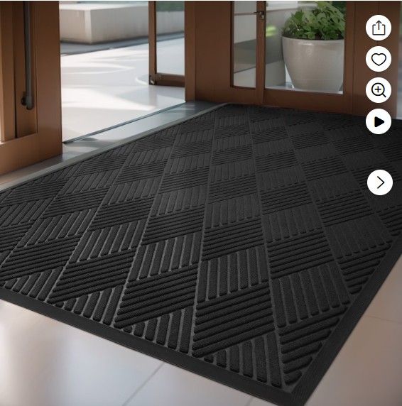 New - SixHome Outdoor Mat Non Slip Door Mat 48" x 71".