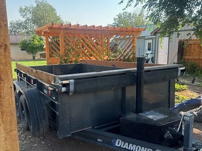 Diamond C MDT 12' Dump Trailer with Upgraded Front Lifting Ram