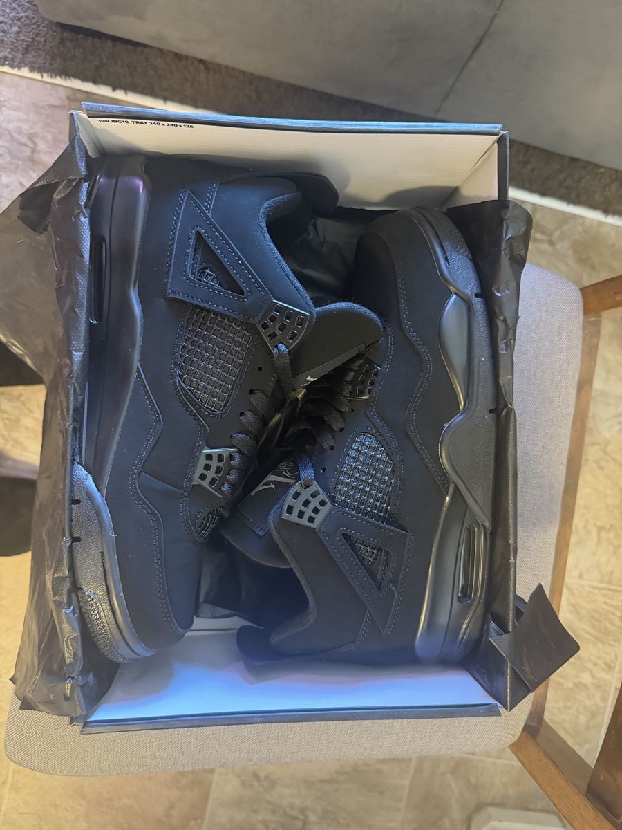 Jordan 4 Retro Black Cat (2020) Size 10.5 Men's Sneakers New with Box