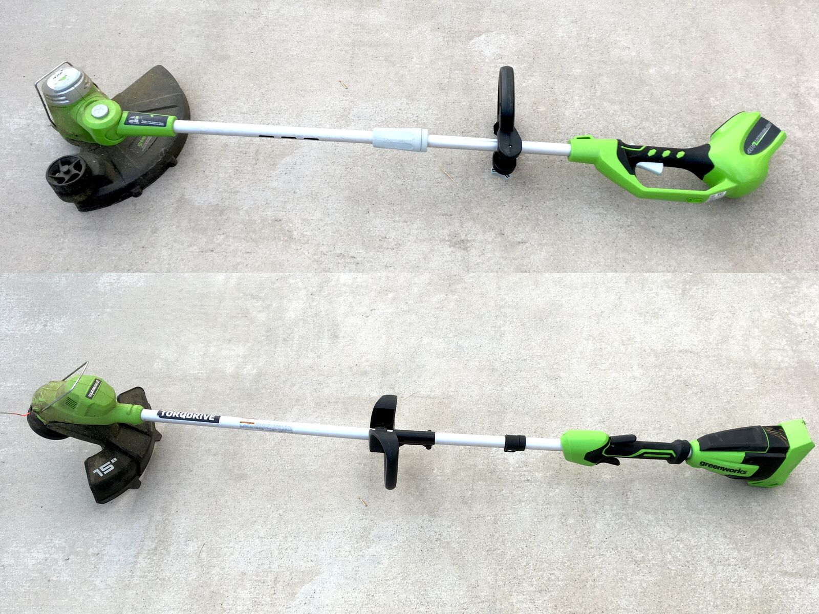 Set Greenworks 40 V Trimer and Edger