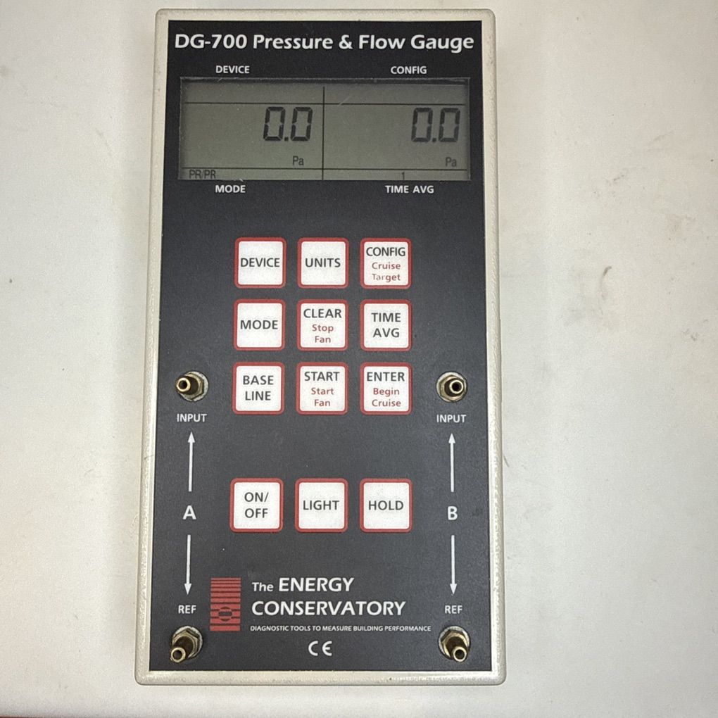 DG-700 Blower Door Manometer Pressure Flow Gauge