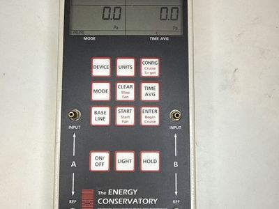 DG-700 Blower Door Manometer Pressure Flow Gauge
