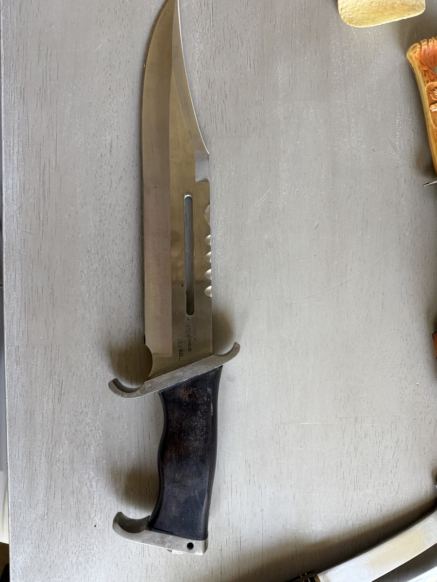 Rambo 3 Bowie knife replica.