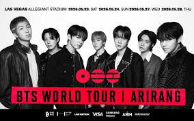 4 BTS tickets - Las Vegas Allegiant Stadium. May 23 8 pm
