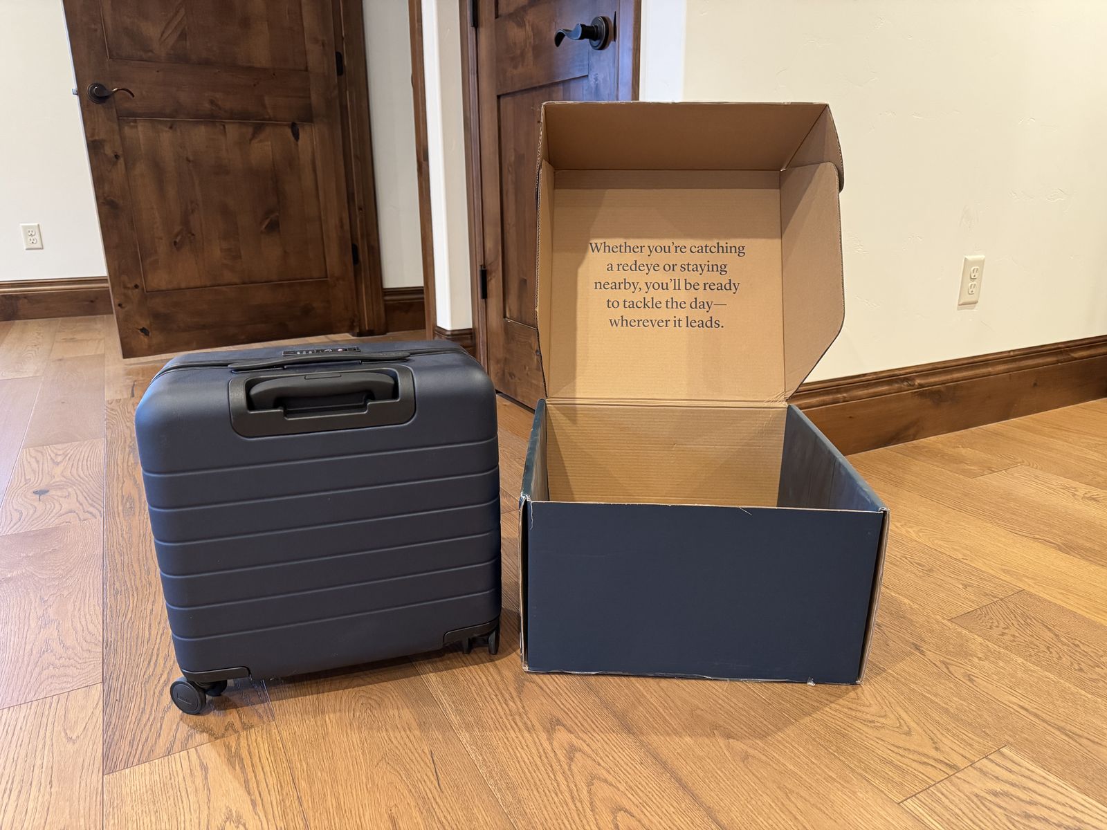 Away Carry-On Suitcase w/ Front Pocket – Like New