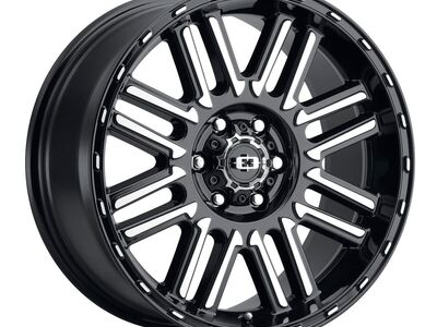 Vision Off-Road 15x7.5 348 Nexus Series 5x5/5x127 -12 78.1 Gloss Black Milled Wheel (Qty 1) 348-5773GBMF-12