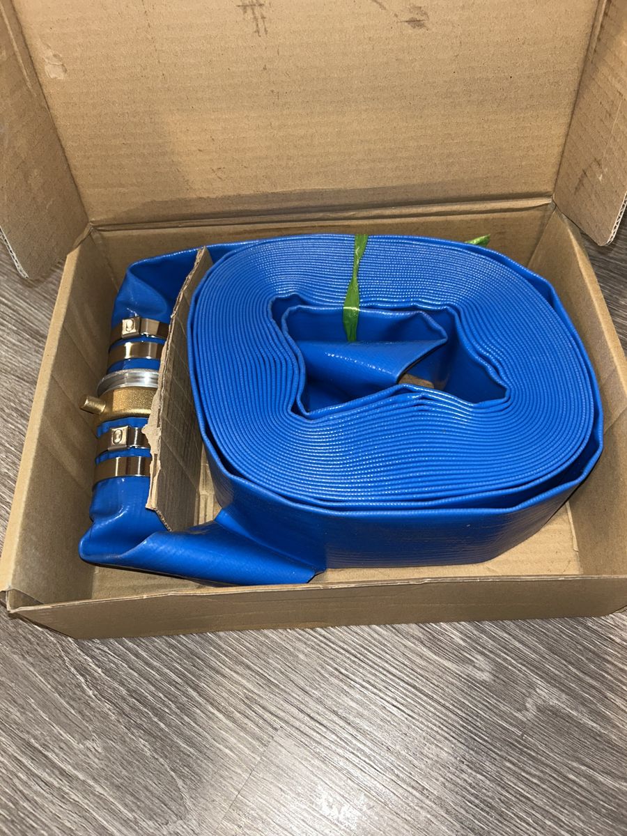 1 1/2" ID x 50 Ft PVC Discharge and Backwash Hose