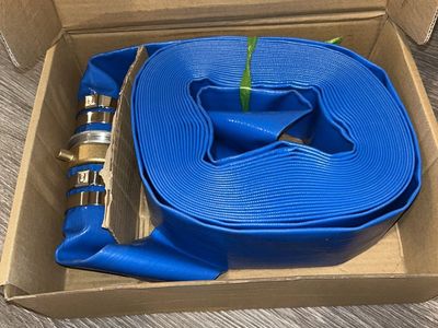 1 1/2" ID x 50 Ft PVC Discharge and Backwash Hose