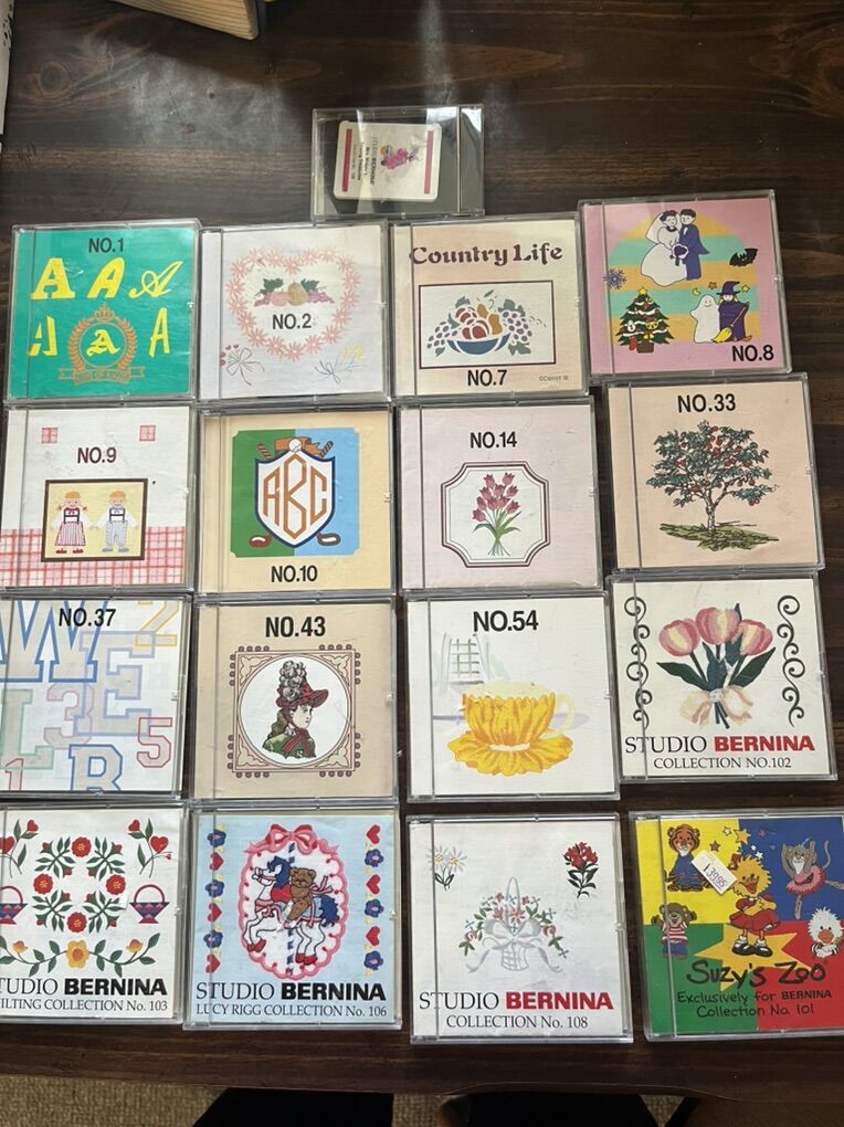 Brother, Bernina Deco Emboidery Cards