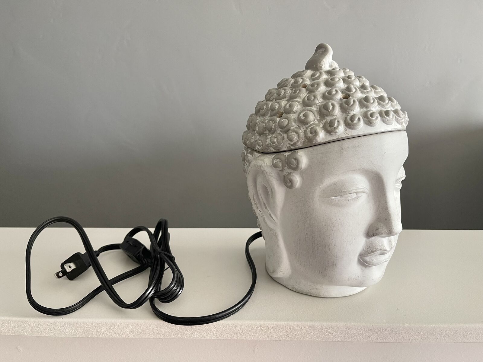 Like New *retired* Scentsy Bali Buddha Head Full Size Wax Warmer-zen home decor-$25