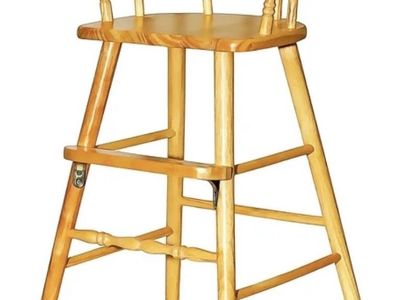 Youth Chair - Solid Wood, Clear Coat Finish Pink Gold sturdy from four chairs