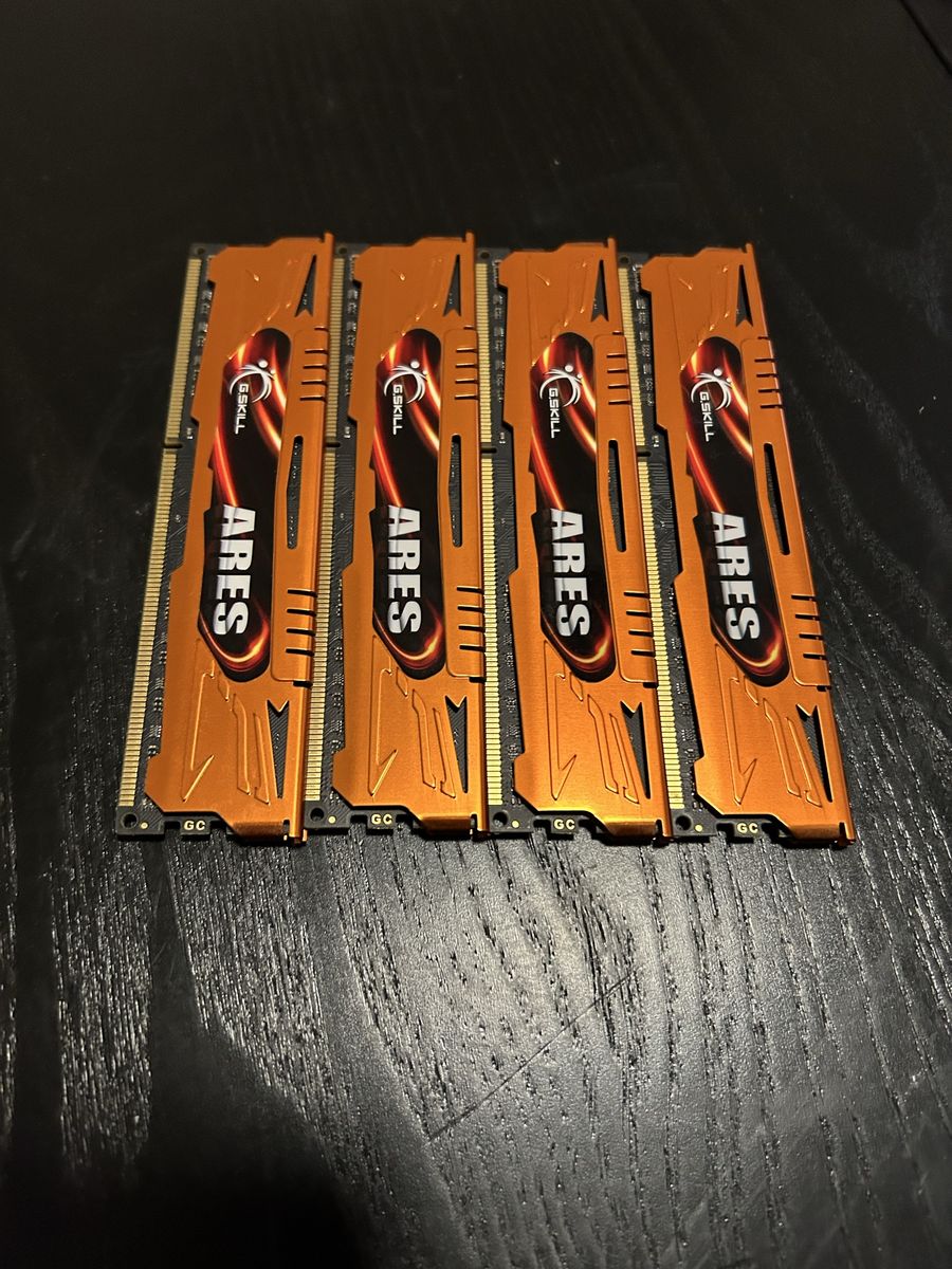 G.SKILL Ares DDR3-1600 CL10 32GB (4x8GB) Desktop Memory Kit - Orange