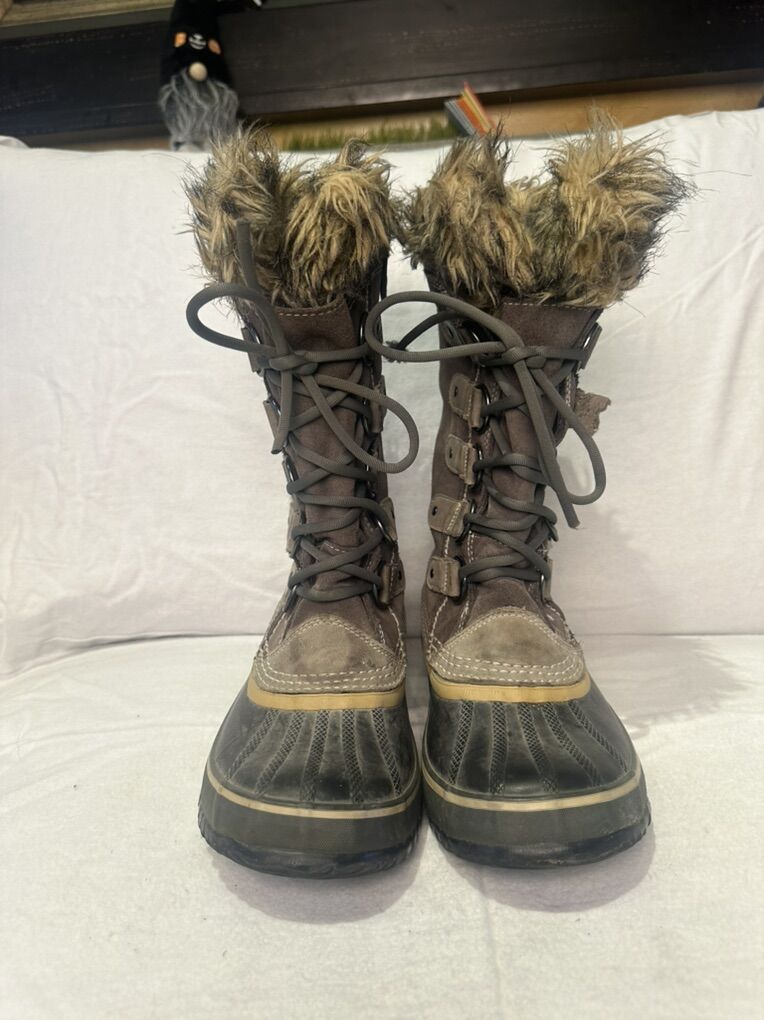 Sorel Joan Of Ark Womens 7 Waterproof Winter Boots