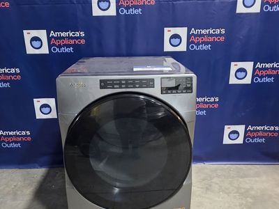 Whirlpool Front-Load Smart Electric Dryer with Steam (Chrome Shadow), 7.4 Cu. Ft., 27-Inch