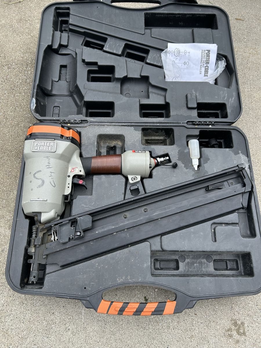 PORTER-CABLE Round Head Framing Nailer with Case