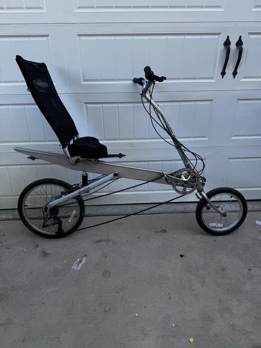 BikeE CT Recumbent Cruiser Bicycle - Short Wheelbase Comfort Bike