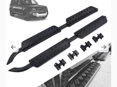 Brand new! Running Boards Side Steps Nerf Bars For Land Rover Defender 2020-2025