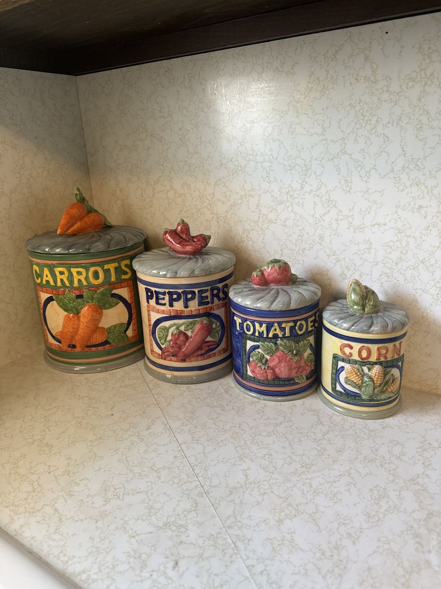 Vegetable Canister Set Of 4