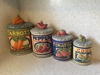 Vegetable Canister Set Of 4