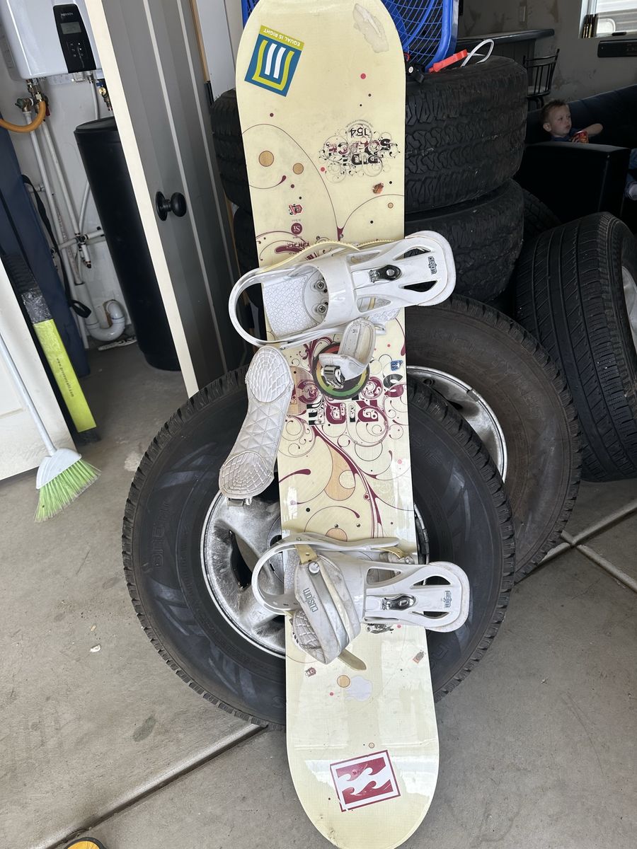 Woman’s snowboard