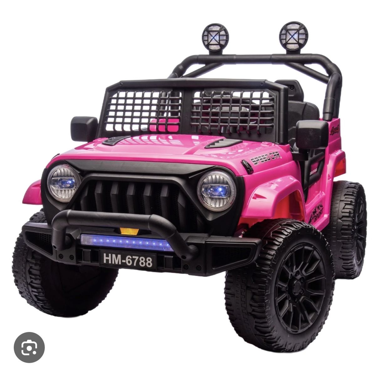 Kids Ride-On Electric Jeep Car 24V Battery Powered - Pink