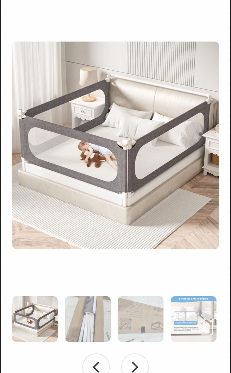 PNXDFC queen size bed rails