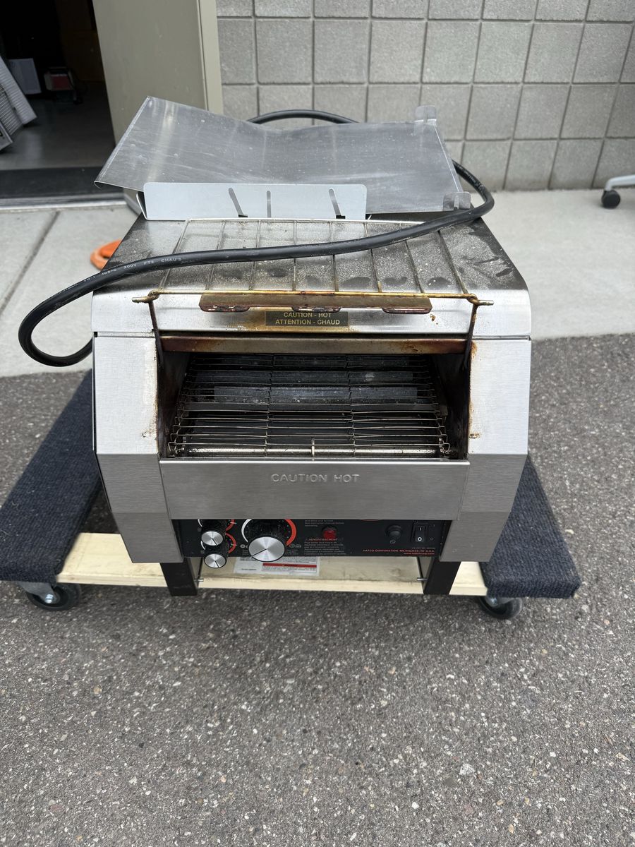 Hatco Toast Qwick Conveyor Belt Toaster - Commercial / Restaurant Grade -  Model TQ-800HBA