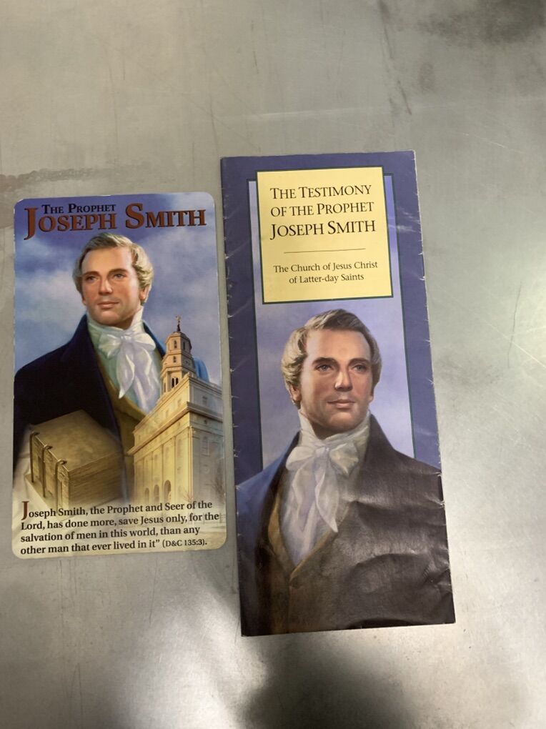 Joseph Smith Brochure & Life History Card LDS