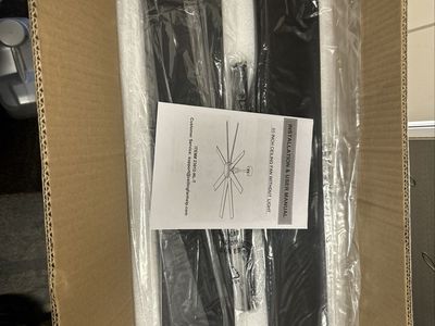 62" Indoor/Outdoor Ceiling Fan, 8-Blade, No Light, Bronze Finish, New