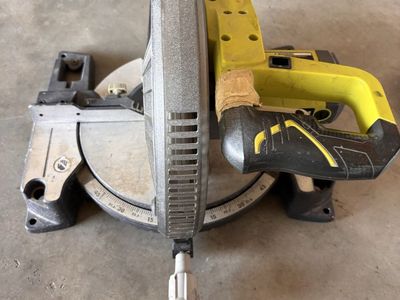 Ryobi 10in Sliding Miter Saw , 15 Amp
