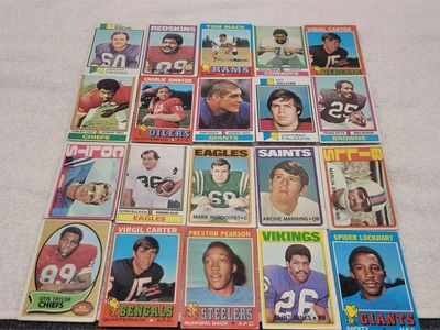 Vintage Topps Football Cards