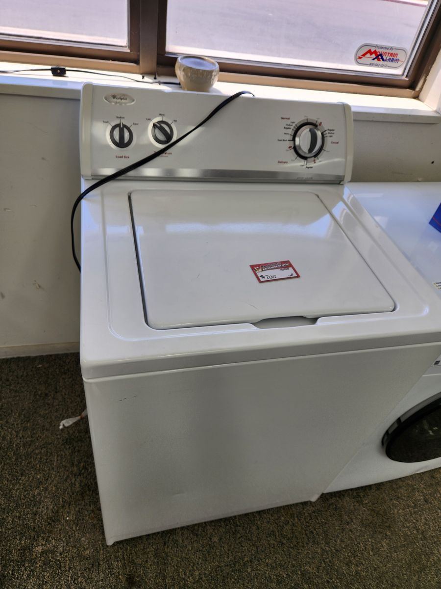 Whirlpool Top-Load Washing Machine - White Finish, Good Condition