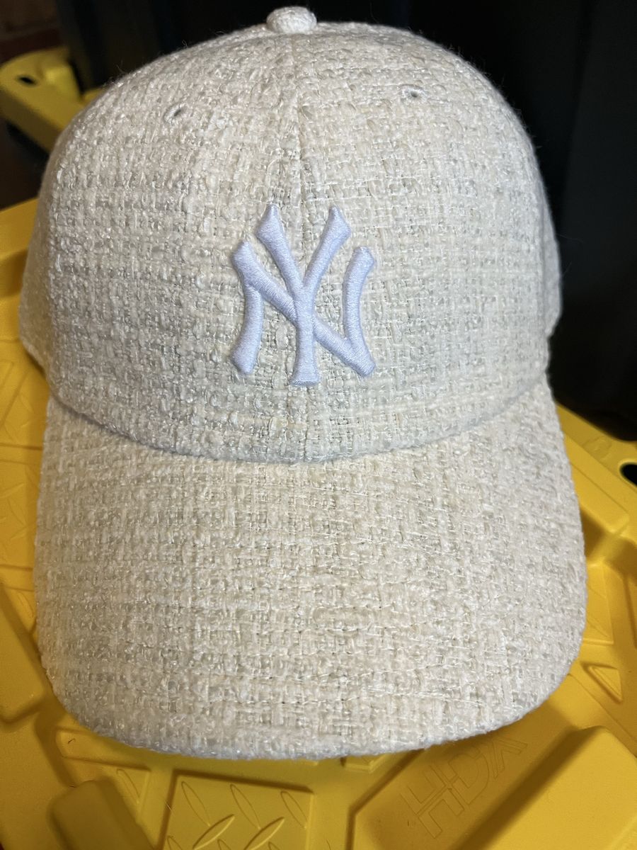 New '47 Brand New York Yankees Woolen Clean Up Cream Cap Hat