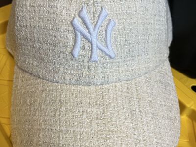 New '47 Brand New York Yankees Woolen Clean Up Cream Cap Hat