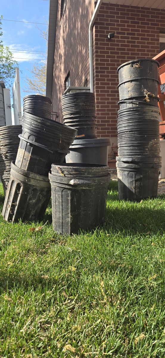 Black Planter Nursery Pots