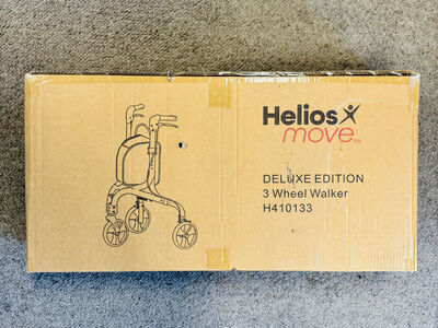 3 Wheeled Deluxe Walker, Silver