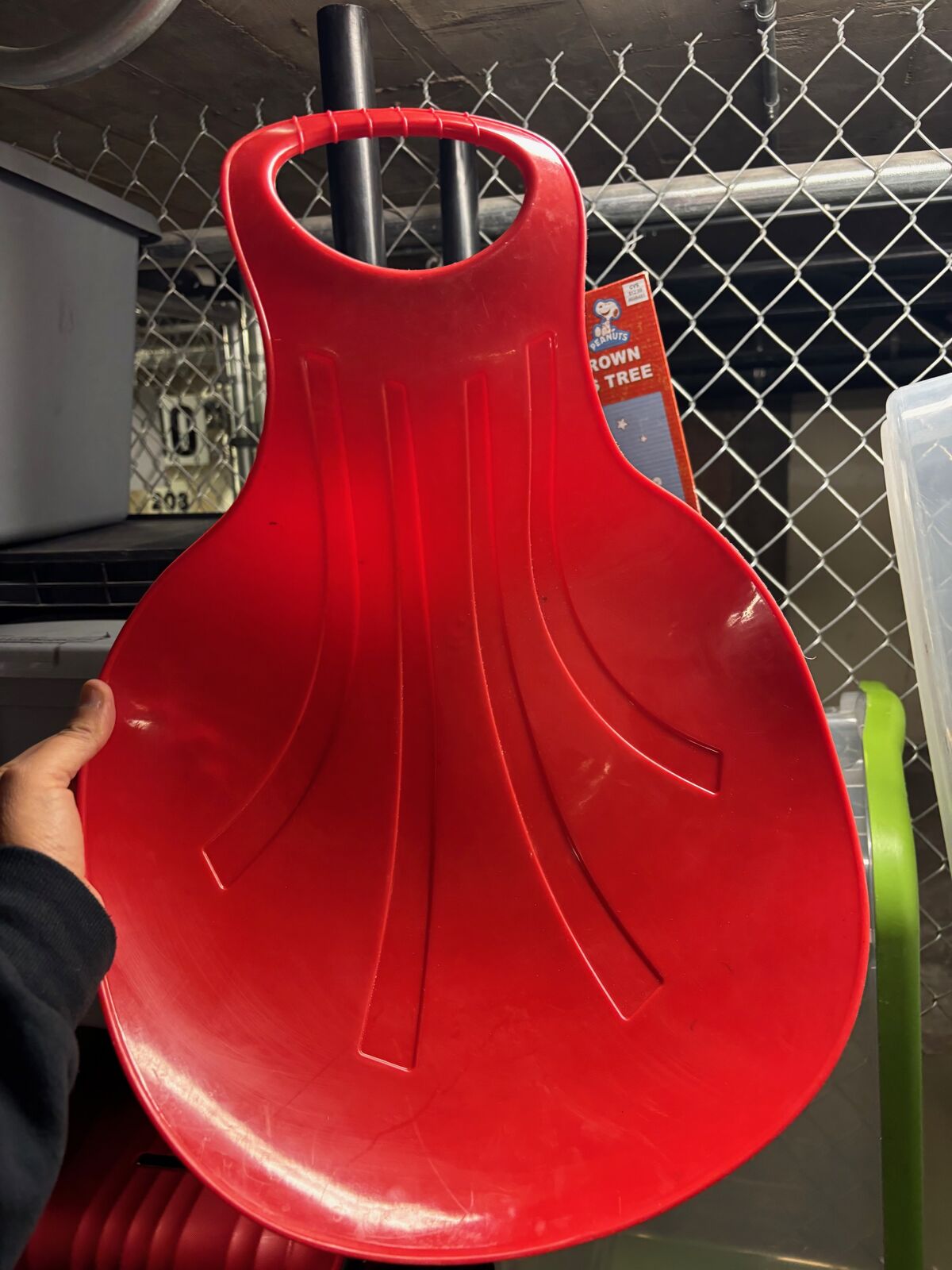 NEW: Red Sled for Hiking - $12