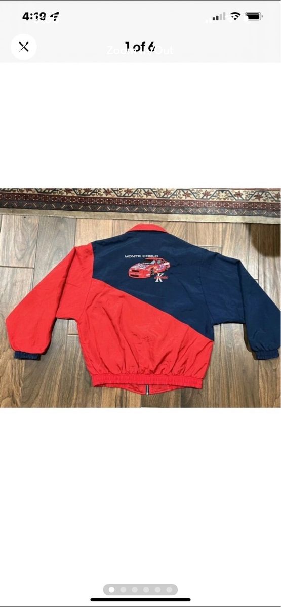 NASCAR Jacket 2XL 1995 Vintage Ken Schrader Chevrolet Monte Carlo NASCAR Jacket