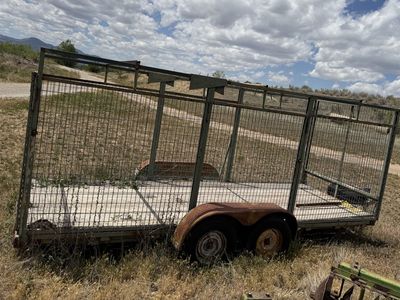 Trailer, Multi-purpose, adjustable, heavy duty, with slide-out ramp