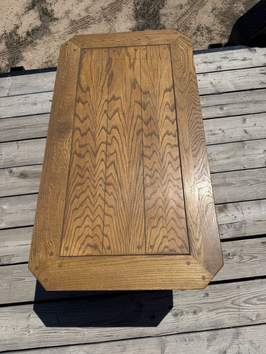 Ranch Oak vintage coffee table