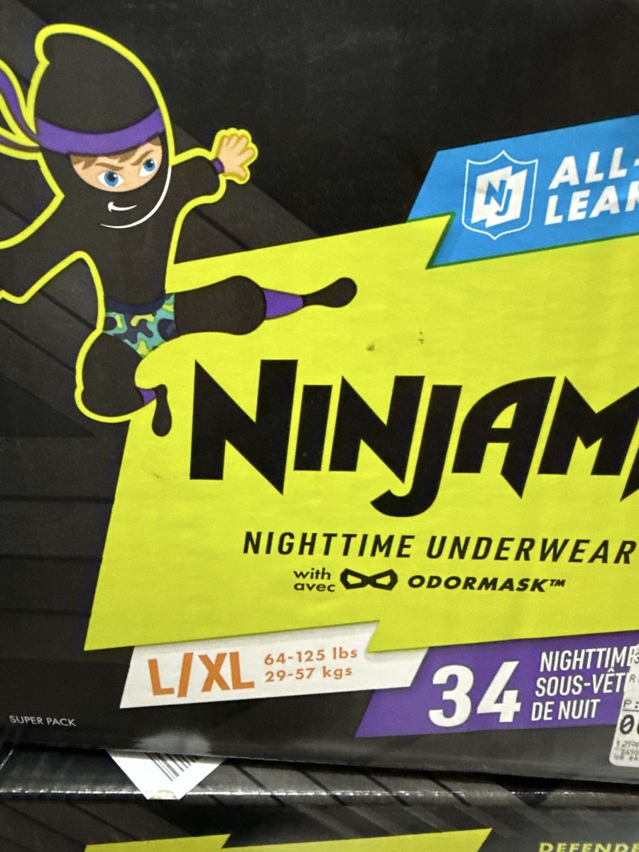 Ninjama Nighttime Underwear L/XL - FREE