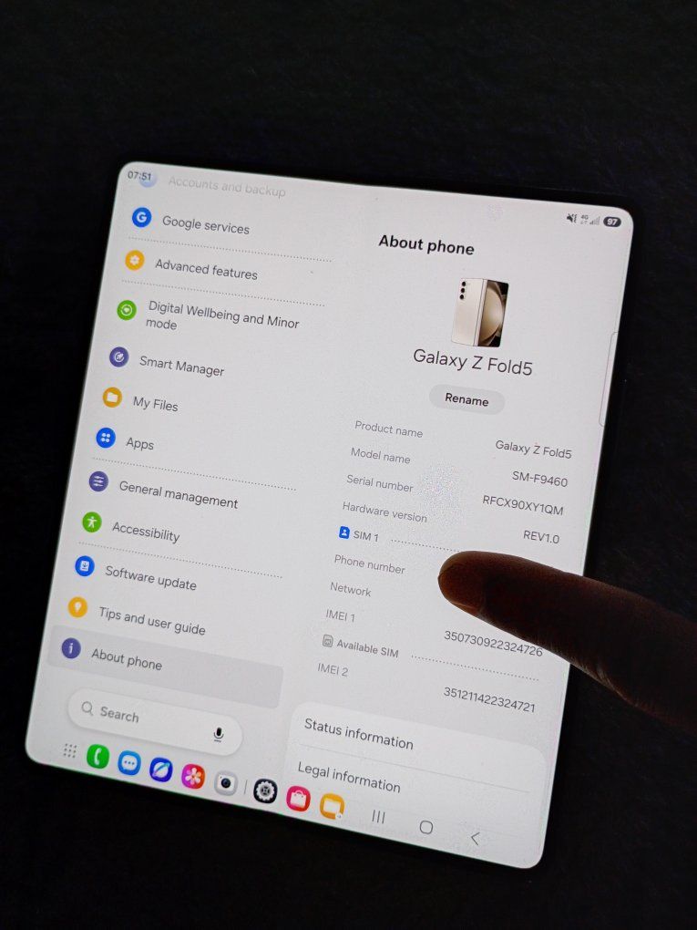 Samsung z fold 5 unlocked read details